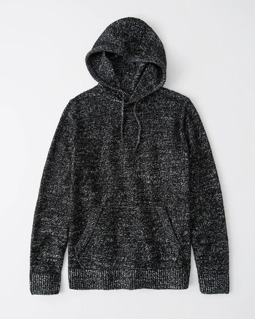Мужское худи - худи Abercrombie & Fitch AF7328M S Черный - изображение 2