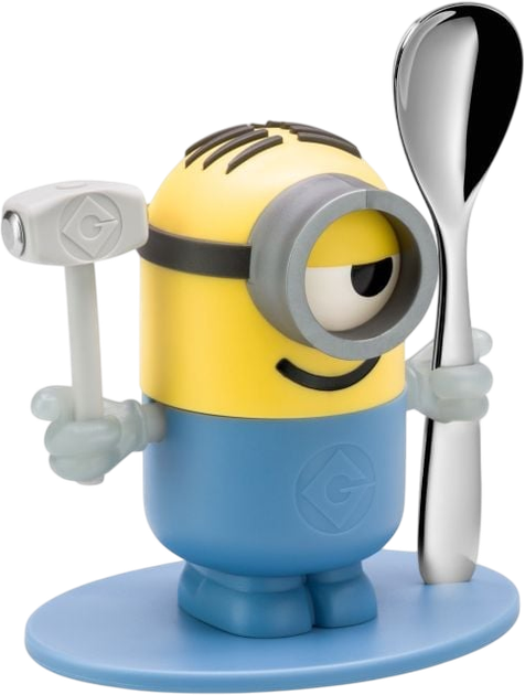 Kieliszek na jajko WMF Minions z łyżeczką (4000530708540) - obraz 1