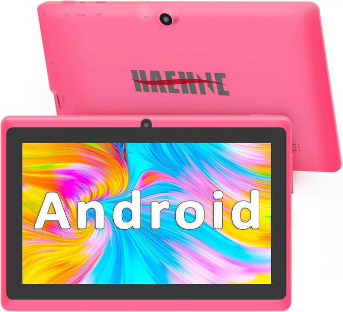 Планшет 7" Haehne Q88A 1/16Gb 4 ядра Android 10 Розовый - изображение 4