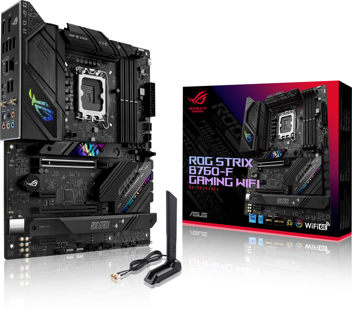 Материнская плата Asus ROG STRIX B760-F Gaming Wi-Fi (s1700, Intel B760, PCI-Ex16) - изображение 5