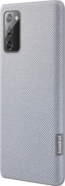 Etui plecki Samsung Kvadrat Cover do Galaxy Note 20 Grey (EF-XN980FJEGEU) - obraz 2