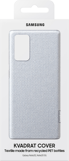 Etui plecki Samsung Kvadrat Cover do Galaxy Note 20 Grey (EF-XN980FJEGEU) - obraz 5