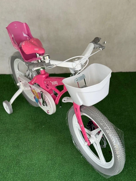 Велосипед Mars Princess 18” магнієва рама, кукловоз, кошик