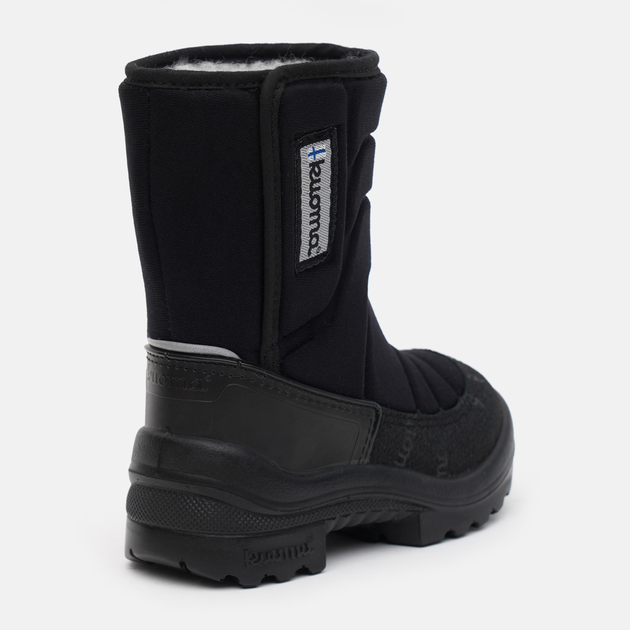 Дитячі зимові чоботи-дутики для хлопчика Kuoma Tarravarsi wool 1311-03 24 15.4 см Чорні (6410901417243) - зображення 4