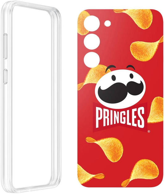 Панель Samsung Pringles Back Plate для Samsung Galaxy S23 Red (GP-TOS911HIAQW) - зображення 1