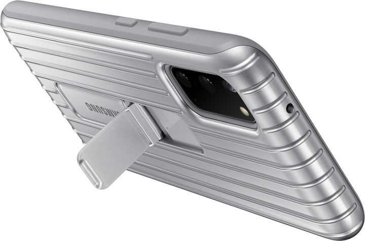 Etui plecki Samsung Protective Standing Cover do Galaxy S20 Silver (EF-RG980CSEGEU) - obraz 5