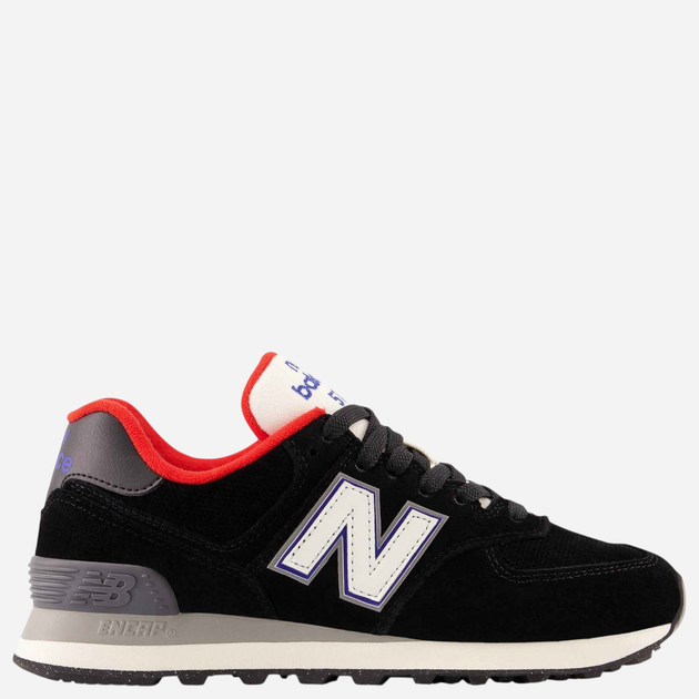 Buty sportowe damskie New Balance 574 WL574WG2 37.5 (7US) 24 cm Czarne z czerwonym i białym (196307182829) - obraz 1