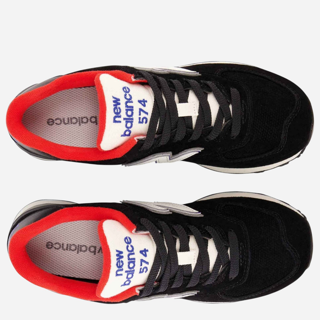 Buty sportowe damskie New Balance 574 WL574WG2 37 (6.5US) 23.5 cm Czarne z czerwonym i białym (196307182812) - obraz 6