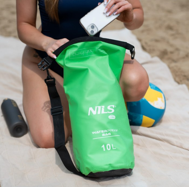 Worek wodoodporny Nils CAMP NC1703 10L Zielony (5907695554298) - obraz 8