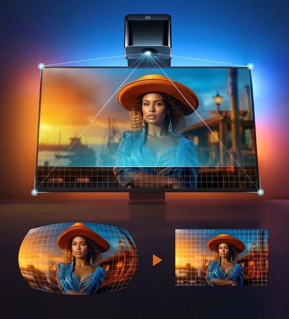 Набір адаптивного підсвічування Govee Backlight 3 Lite 40-50', RGBICW, WI-FI/Bluetooth Чорний (H60973D1) - зображення 7