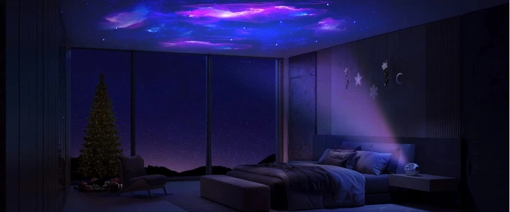 Зірковий проектор Govee H6092 Galaxy Star Projector, RGB, WI-FI/Bluetooth Білий (6974316997702) - зображення 12