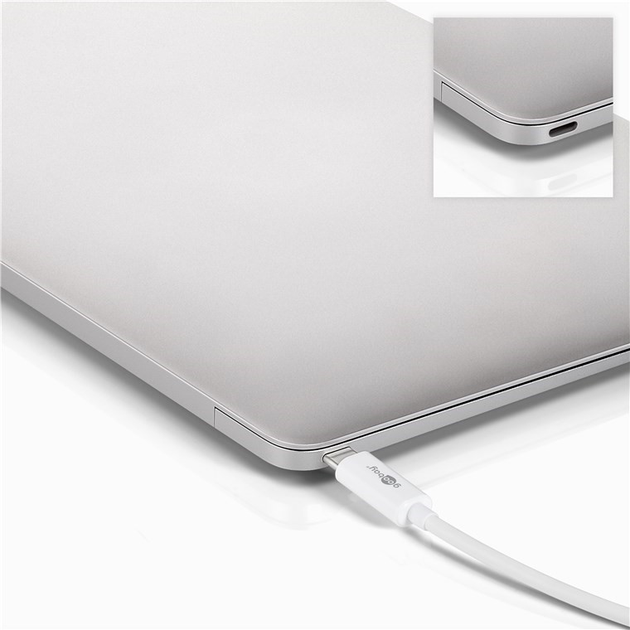 Adapter Goobay USB-C do HDMI/VGA/DisplayPort Multiport White (4040849524127) - obraz 4