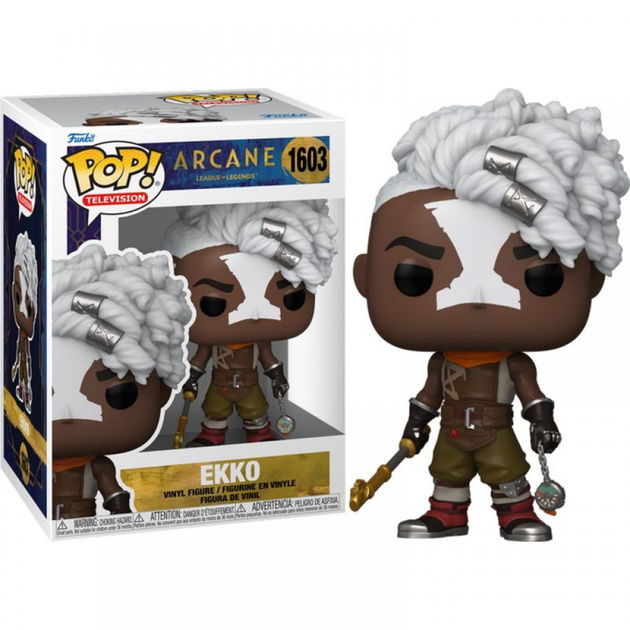 Фігурка Funko Pop Аркейн Екко Arcane Ekko 10 см FP A E 1603 - Фото 1 Фігурка Funko Pop Аркейн Екко Arcane Ekko 10 см FP A E 1603 - зображення 1