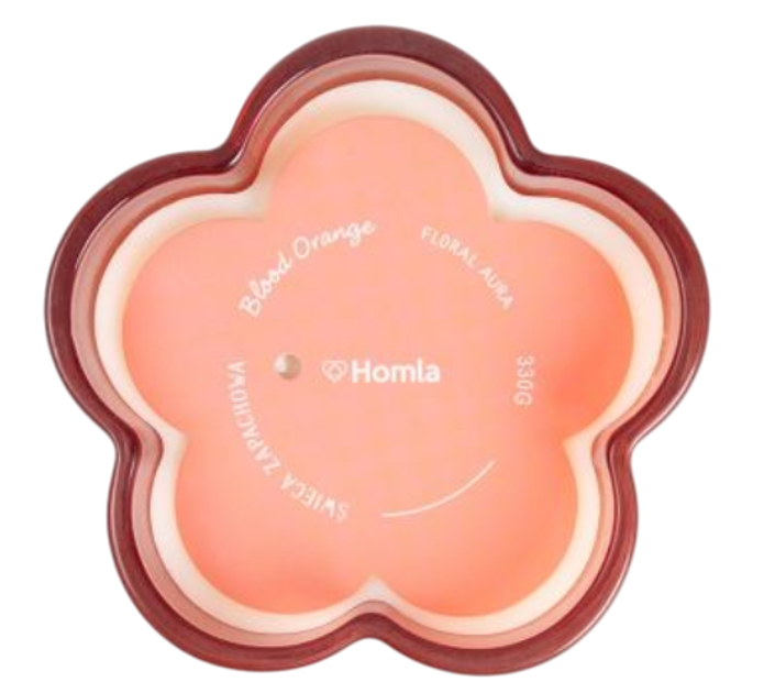 Ароматична свічка Homla Floral Aura Blood Orange 330 г (5906496744907) - зображення 2