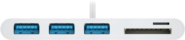 Adapter Goobay USB-C do USB-A/SD/microSD Multiport White (4040849620973) - obraz 3