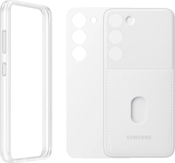 Панель Samsung Frame Cover для Galaxy S23 Білий (8806094771244) - зображення 4