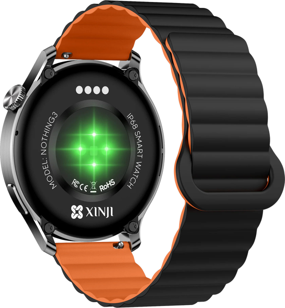 Смарт-годинник Xinji Nothing 3 Black (N3 Black) - зображення 2
