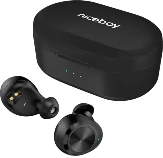 Słuchawki bezprzewodowe Niceboy HIVE Pods 2 Black (hive-pods-2) - obraz 3