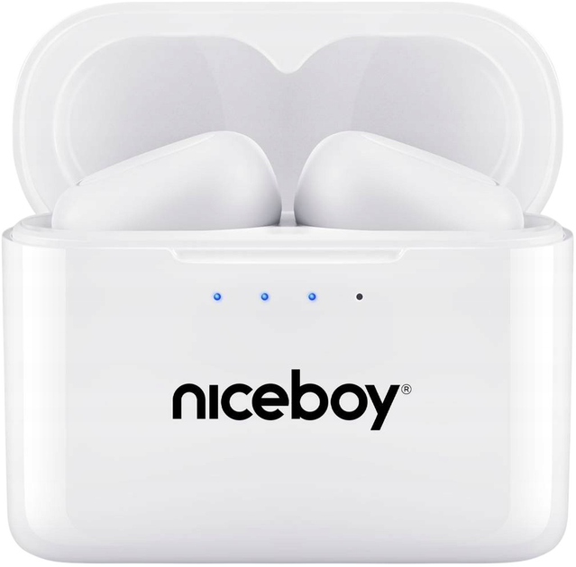 Навушники Niceboy HIVE Podsie White (podsie-2021-white) - зображення 1