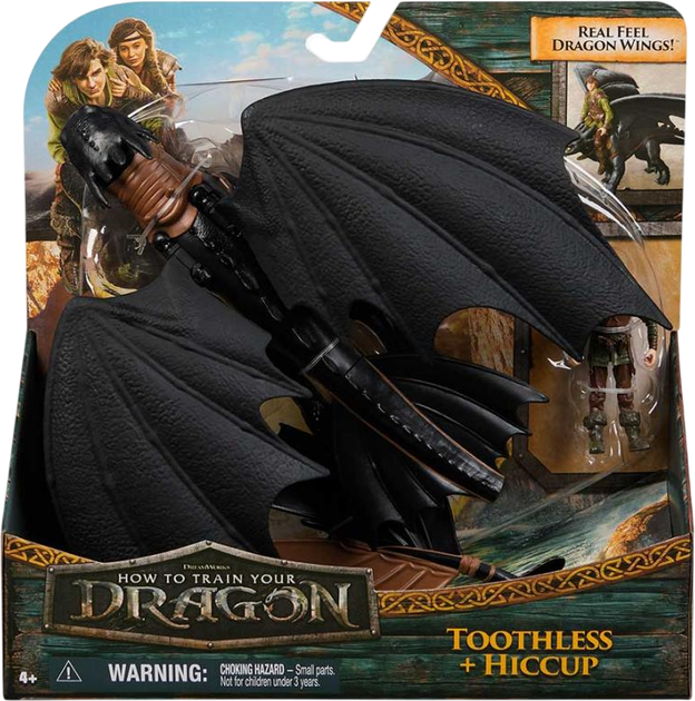 Игровой набор Dragons Как приручить дракона Дракон Беззубик и всадник Икавка (SM66663/6074007) - Фото 7 Игровой набор Dragons Как приручить дракона Дракон Беззубик и всадник Икавка (SM66663/6074007) - изображение 7