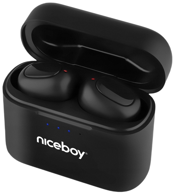Słuchawki bezprzewodowe Niceboy HIVE Podsie 3 Black (hive-podsie-3) - obraz 1