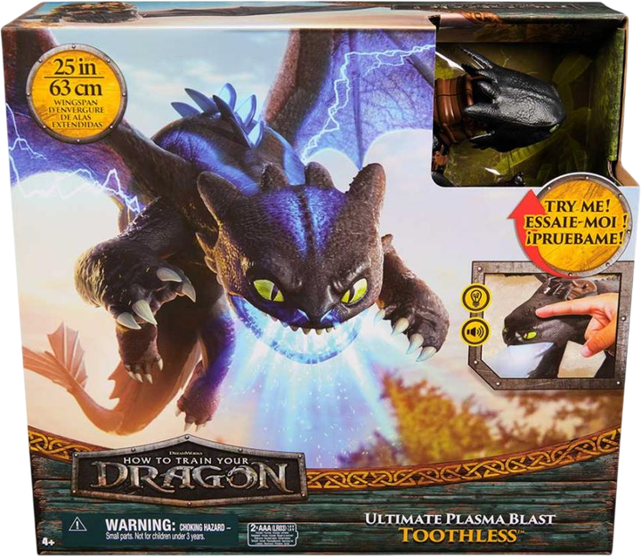 Игровой дракон Dragons Как приручить дракона Беззубик, дышащий огнем (SM66664/6072541) - изображение 11