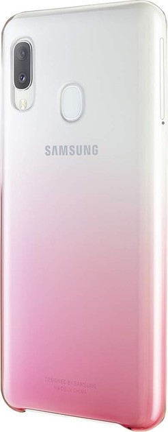 Etui plecki Samsung Gradation Cover do Galaxy A20e Pink (EF-AA202CPEGWW) - obraz 2