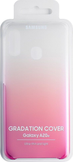 Панель Samsung Gradation Cover для Galaxy A20e Pink (EF-AA202CPEGWW) - зображення 5