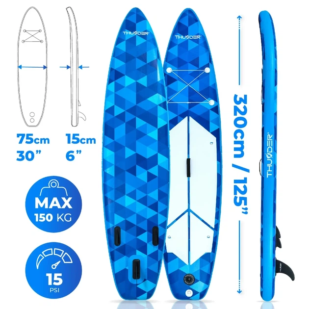Надувная SUP доска Сапборд THUNDER NION 10'6" - Фото 4 Надувная SUP доска Сапборд THUNDER NION 10'6" - изображение 4