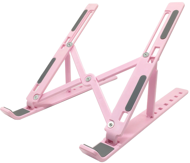 Підставка для ноутбука UFT T53P складана з ABS пластика Pink (UFTT53PP) - зображення 1