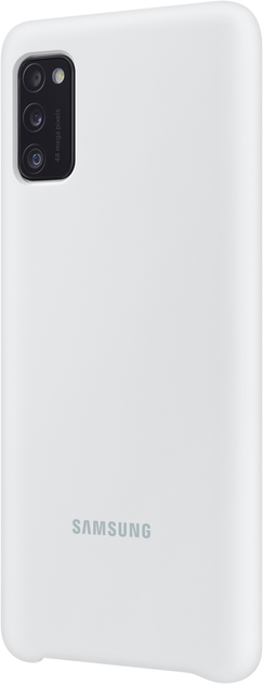 Панель Samsung Silicone Cover для Galaxy A41 White (EF-PA415TWEGEU) - зображення 2