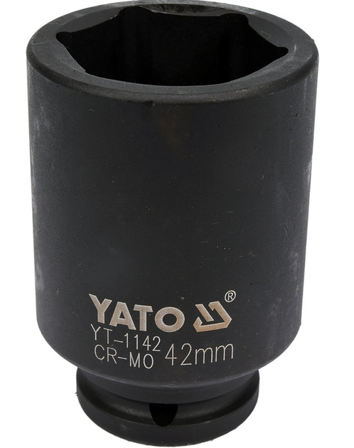 Nasadka udarowa YATO sześciokątna długa 3/4" 42 mm (YT-1142) - obraz 1