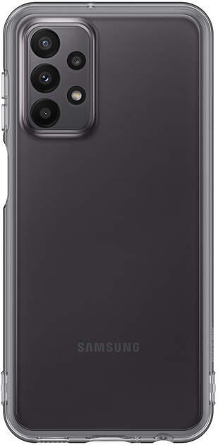 Панель Samsung Soft Clear Cover для Galaxy A23 Black (EF-QA235TBEGWW) - зображення 1