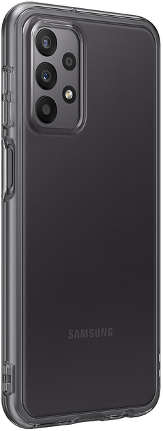 Панель Samsung Soft Clear Cover для Galaxy A23 Black (EF-QA235TBEGWW) - зображення 2