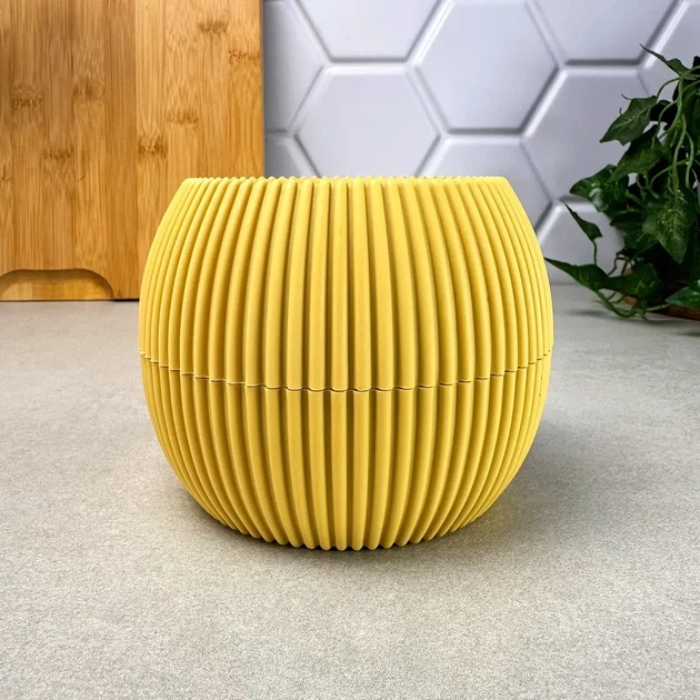Горшок-шар для кактуса 0,15 л жёлтый CORAL KRS-361 - Фото 5 Горшок-шар для кактуса 0,15 л жёлтый CORAL KRS-361 - изображение 5