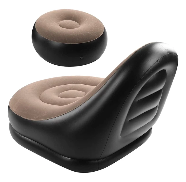 Надувне крісло з пуфом-підставкою для ніг AIR SOFA комплект для відпочинку 9233 - Фото 5 Надувне крісло з пуфом-підставкою для ніг AIR SOFA комплект для відпочинку 9233 - зображення 5