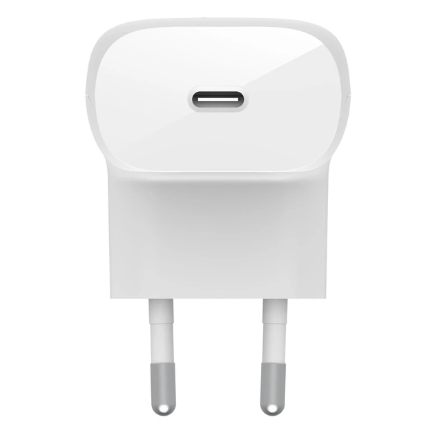 Сетевое зарядное устройство Belkin BoostCharge USB-C Wall Charger 20W + USB-C Cable with Lightning Connector White (WCA005vf1MWH-B5) - изображение 4