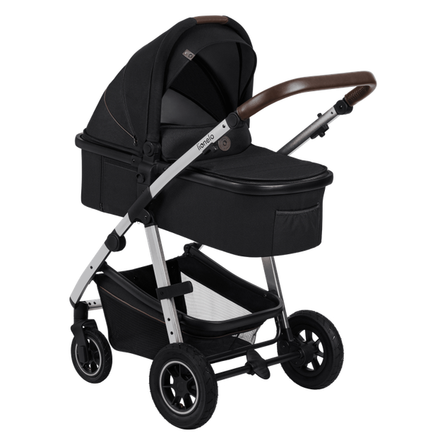 Універсальний візочок 3 в 1 Lionelo AMBER BLACK SILVER - зображення 2