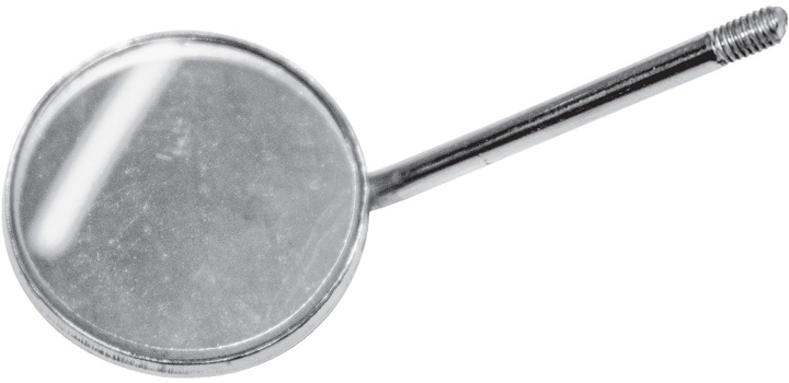 Дзеркало без ручки Surgicon плоске гніздове 4 22 мм SD-0773-22 (2000988947074) - зображення 1