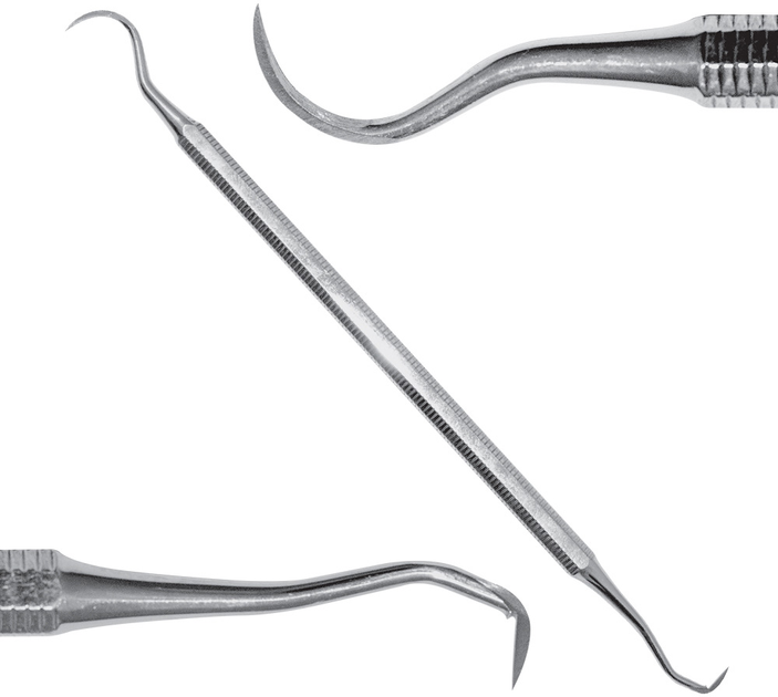 Двосторонній непарний скейлер Surgicon Tonwer-Jaquette серповидний/прямий SD-1027-15L (2000988947180) - зображення 1