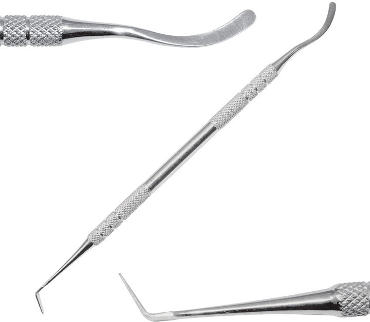 Гладилка серповидна двостороння Surgicon SD-1046-10 (2000988947234) - зображення 1