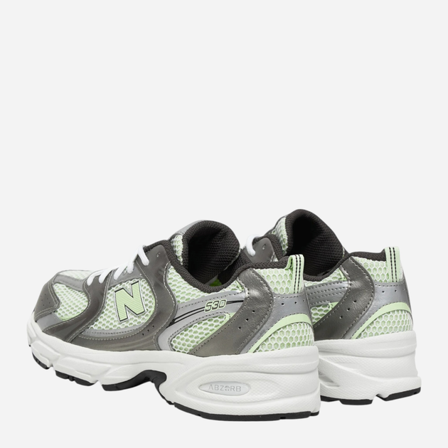 Підліткові кросівки для хлопчика New Balance 530 GR530ADF 40 (7US) Сріблясті (197967871627) - зображення 3