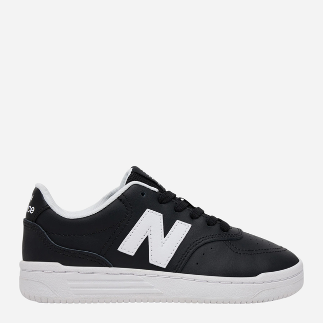 Sneakersy młodzieżowe chłopięce New Balance B80 GSB80BW 39 Czarne (197968176349) - obraz 1