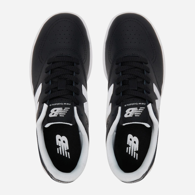 Sneakersy młodzieżowe chłopięce New Balance B80 GSB80BW 39 Czarne (197968176349) - obraz 4