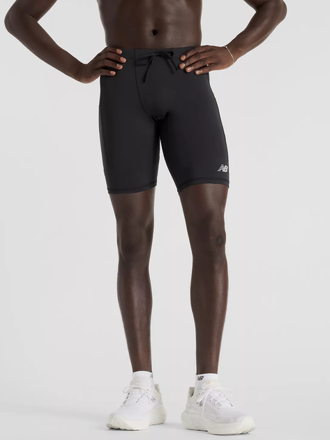 Спортивні шорти чоловічі New Balance Sleek Pocket MS51271 2XL Чорні (197967259463) - зображення 1