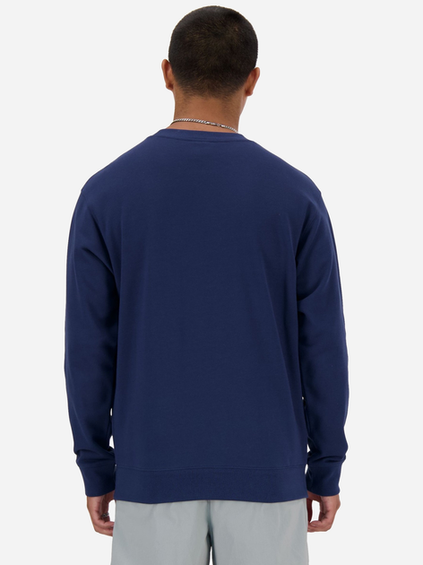 Bluza bez kaptura męska New Balance Sport Essentials Small Logo MT41507 M Granatowa (197375448268) - obraz 2