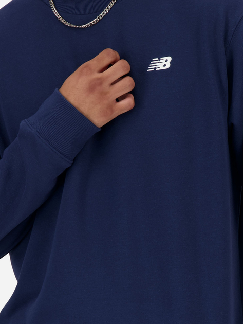 Світшот чоловічий New Balance Sport Essentials Small Logo MT41507 2XL Темно-синій (197375448305) - зображення 4