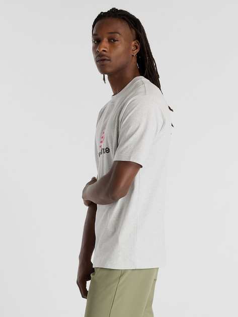 T-shirt męski bawełniany New Balance Athletics Logo MT51500 XL Jasnoszary (197967256387) - obraz 4