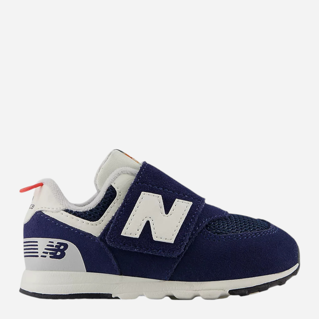 Дитячі шкіряні кросівки для хлопчика New Balance 574 NW574VPN 26 Темно-сині (197967795756) - зображення 1