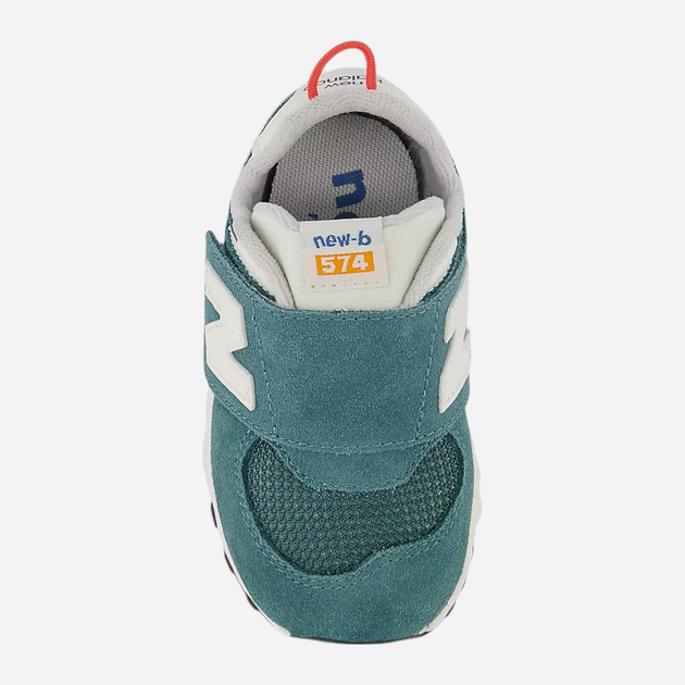 Дитячі шкіряні кросівки для хлопчика New Balance 574 NW574VPG 27.5 (10US) Зелені (197967796265) - зображення 4